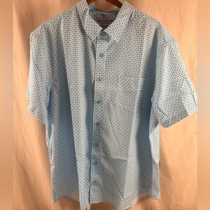 Nick Graham Everywhere Light Blue Short-Sleeve Button-Up Shirt